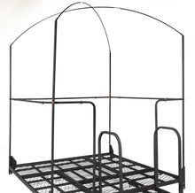 Load image into Gallery viewer, OL'MAN 7’ Base Camp Deluxe Quad Pod Tower with Blind, 2-Man Elevated 5 x 5 Deer Hunting Stand