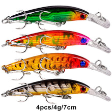 Load image into Gallery viewer, Bass Fishing Lures Kit Set Topwater Hard Baits Minnow Crankbait Pencil VIB Swimbait for Bass Pike Fit Saltwater and Freshwater (560-56pcs)