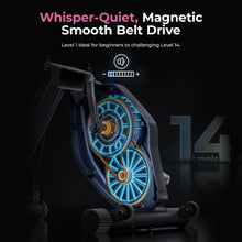 Load image into Gallery viewer, Sunny Health & Fitness Smart Folding X-Bike, Portable Compact Exercise Bike -Pink