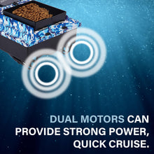 Load image into Gallery viewer, Bait Boat, RC Bait Boat, 546-Yard Range Remote Control, 4.4lb Loading Capacity, Dual Motor & Battery System