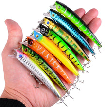 Load image into Gallery viewer, Aorace 43pcs Bass Fishing 56pcs Lures Kit Set Topwater Hard Baits Minnow Crankbait Pencil VIB Swimbait for Bass Pike Fit Saltwater and Freshwater
