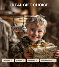 Load image into Gallery viewer, Remote Control Helicopter, S52H Military Transport RC Helicopters with Altitude Hold, One Key take Off/Landing, LED Light, Low Battery Reminder