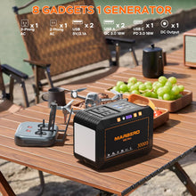 Load image into Gallery viewer, MARBERO 111Wh Solar Generator with Panels Included Solar Panel Kit 30W