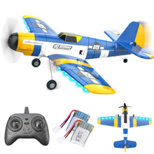 Load image into Gallery viewer, RC Plane, Drones for Kids, 6-axis Gyro Remote Control Airplane, RC Helicopter, Easy Control for Beginners
