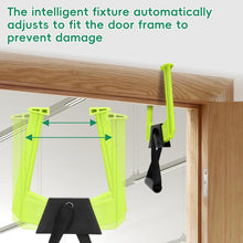 Load image into Gallery viewer, Portable Pull Up Bar for Doorway - Green and Black