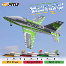 Load image into Gallery viewer, FMS Rc Jets Futura 64MM EDF Sport Jet Green rc Airplanes for Adults for Trainers EDF for Beginners