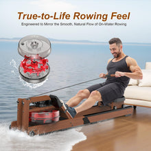 Load image into Gallery viewer, Water Rowing Machine for Home Use - Wooden