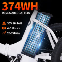 Load image into Gallery viewer, Electric Tricycle for Adults,20" Folding Electric Trike,3 Wheels Electric Bicycle Bikes, 350W