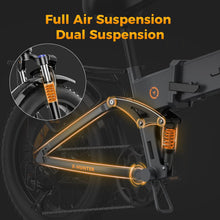 Load image into Gallery viewer, Electric Bike for Adults,1400W Peak Motor 30MPH Max Speed 48V 13AH Removable Battery, Full Suspension System Design