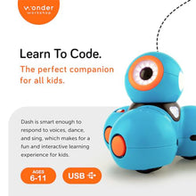 Load image into Gallery viewer, Dash Robot - Coding Robots for Kids 6+ - Voice Activated STEM Robot Toys - Interactive, Educational & Programmable