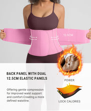 Load image into Gallery viewer, FeelinGirl Waist Trainer Belt Hook Loop Cincher for Tummy Control -Deep Pink 3XL