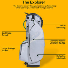 Load image into Gallery viewer, 5-Way Linkslite Waterproof Lightweight Golf Stand Bag (Verdant Mist)