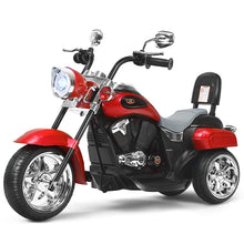 Load image into Gallery viewer, Kids Motorcycle, 6V Battery Powered Ride on Chopper Motorcycle w/Horn, Headlight, 3-Wheel Stable Ride on Toys (Red)