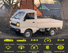 Load image into Gallery viewer, RC Car 1/10 RC Drift Car RTR Remote Control Car, Kei Truck Crawler Off Road 2.4G with Proportional Throttle Steering