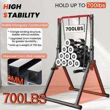 Load image into Gallery viewer, DOBESTS Power Tower Pull Up Bar Free Standing - Black Style 3 - Red Bar