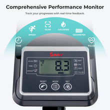 Load image into Gallery viewer, Sunny Health & Fitness Heavy-Duty Smart Elliptical Trainer - Black