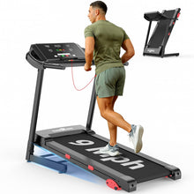 Load image into Gallery viewer, THERUN Incline Treadmill - Black Red