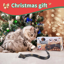 Load image into Gallery viewer, Remote Control Snakes Realistic Rc Snake Prank Cobra Rechargeable Smart Sensing Cat Toy with Infrared Controller Snake Toys, Prank Gifts