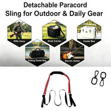 Load image into Gallery viewer, Paracord Cooler Strap for Engel 13/19qt, Adjustable Carry Sling with Pad