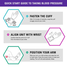 Load image into Gallery viewer, Mabis Digital Premium Wrist Blood Pressure Monitor Stores up to 120 Readings (Pack of 48)