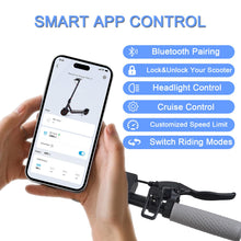 Load image into Gallery viewer, Electric Scooter, Powerful 350W Adult Electric Scooter, Up to 19Mph and 8.5" Solid Tires, with Dual Braking System