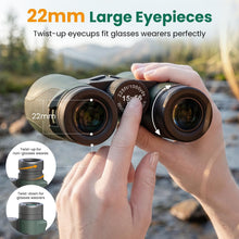 Load image into Gallery viewer, Aurosports 15x56 Binoculars for Adults High Powered for Bird Watching Green