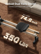 Load image into Gallery viewer, KINGSMITH Magnetic Rowing Machines for Home - Black