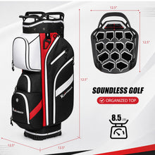 Load image into Gallery viewer, XDriveMax 14-Way Golf Cart Bag, Silent Lock Top & Full Length Dividers