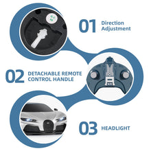 Load image into Gallery viewer, Remote Control Car - 1/24 Scale Fast Rc Race Car, Bugatti Chiron 3.7V 500 mAh Car Toys with Headlight, Racing Hobby Car Model Birthday