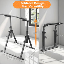 Load image into Gallery viewer, ZENOVA Pull Up Bar Dip Bar - Foldable with 400 LBS Weight Capacity