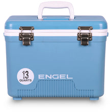 Load image into Gallery viewer, Engel UC13 13qt Leak-Proof, Air Tight, Drybox Cooler and Small Hard Shell Lunchbox for Men and Women in Artic Blue