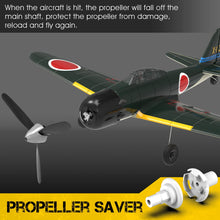 Load image into Gallery viewer, Romote Control Airplane Zero Fighter, 4 Channel RTF RC Plane with 6-Axis Gyro, WW2 Warbird