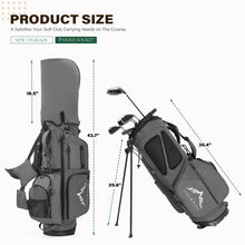 Load image into Gallery viewer, uniHimal Lightweight 7-Way Golf Stand Bag for Men & Women (Gray)