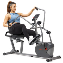 Load image into Gallery viewer, Sunny Health & Fitness Elliptical Recumbent Cardio Bike
