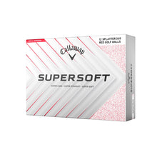 Load image into Gallery viewer, Callaway Golf Supersoft Golf Balls (2025, Red Splatter)