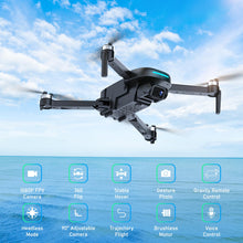 Load image into Gallery viewer, Drone with Camera, 1080P HD FPV Camera Drone with Brushless Motor, 2 Batteries, 360 Flips, Headless Mode, Gravity Control, 36 Mins