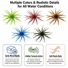 Load image into Gallery viewer, 25pcs Urchin baits for bass Fishing,Soft Plastic baits,coike Urchin Bait