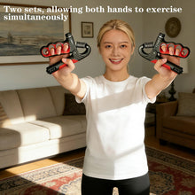 Load image into Gallery viewer, Hautrely 2PCS Hand Gripper Strengthener, 11-220LB Adjustable Resistance Grip Strength Trainer with Counter, Forearm Exerciser for Injury Recovery and Muscle Building (Grey)