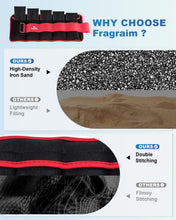 Load image into Gallery viewer, Adjustable Ankle Weights 1-5 LBS Pair with Removable Weight for Jogging, Gymnastics-Red