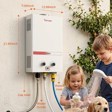 Load image into Gallery viewer, TOPWISH 10L Propane Tankless Water Heater 2.64 GPM, Outdoor Water Heater
