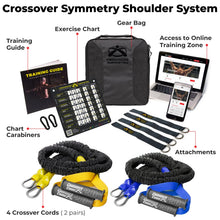 Load image into Gallery viewer, Crossover Symmetry Shoulder System Includes Two Sets of Resistance Bands Attachments (Elite, Squat Racks)