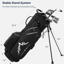 Load image into Gallery viewer, GoHimal Lightweight 14-Way Golf Stand Bag for Men & Women Black