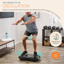 Load image into Gallery viewer, Lifepro Waver Vibration Plate Exercise Machine – High-Intensity Vibration Plate for Lymphatic Drainage – Full-Body Workout Vibrating Platform with Loop Bands – Fitness Equipment for Strength & Toning