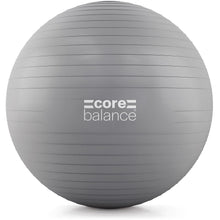 Load image into Gallery viewer, Core Balance Exercise Ball for Workouts, Anti-Burst and Slip Resistant, Swiss Yoga Ball (33" / 85cm Grey)