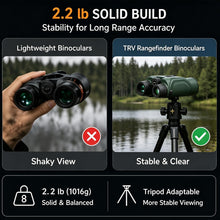Load image into Gallery viewer, TRV 10x42 Rangefinder Binoculars for Hunting, 5000Y ED Waterproof