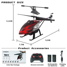 Load image into Gallery viewer, Remote Control Helicopter for Kids with 30-Minute Flight Time, LED Light Effects, Altitude Hold, One-Key Takeoff/Landing