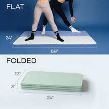 Load image into Gallery viewer, Stakt The Original Foldable Yoga Mat, Premium Foldable Exercise & Workout Mat with Non-Slip Surface, Lightweight Portable for Studio or Home Use, As Seen on Shark Tank - Seafoam