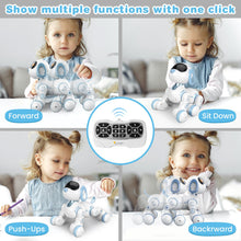 Load image into Gallery viewer, Robot Dog, Remote Control Dog Robot for Kids with Head Touch Sensing and Music Function, Programmable Interactive Funny Toy