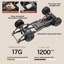 Load image into Gallery viewer, 1/12 Scale RC Crawler, MN-82S LC79 RTR RC Truck 4x4 Off Road Vehicles 2.4GHz RC Rock Crawler Car (Black)
