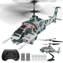 Load image into Gallery viewer, Remote Control Military Helicopter with 2.4G 3.5CH, Missile Launch, One-Key Takeoff